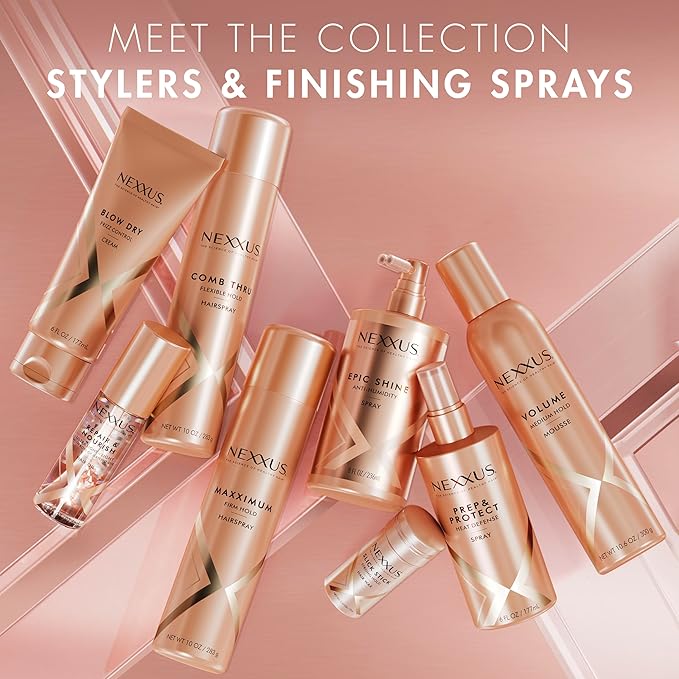 Nexxus Ultra Lightweight Hair Oil Repair & Nourish for Intense Nourishment with StyleProtect Technology & Rose of Jericho Oil 3.3 oz-Velvo Beauty