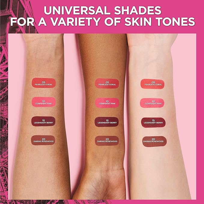 L'Oreal Paris Infallible Up to 24H Fresh Wear Soft Matte Blush, Blendable, Long-Lasting and Waterproof Cheek Make Up, Legendary Berry 15, 0.31 Oz-Velvo Beauty