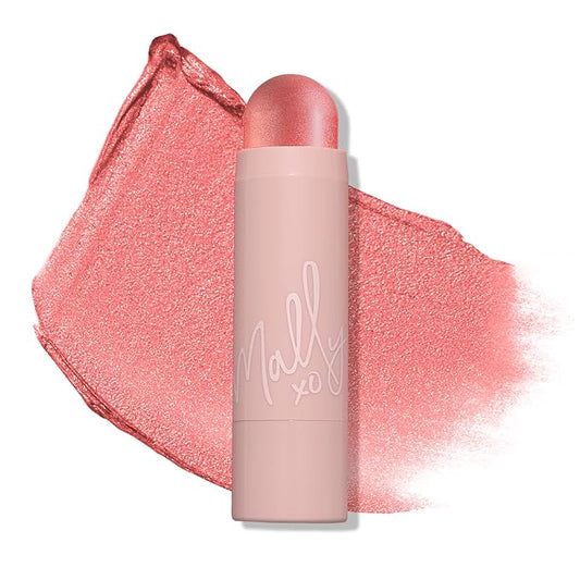Mally Beauty Shimmer, Shape & Glow Plus Face Defining Stick, Just-Pinched Pink-Velvo Beauty