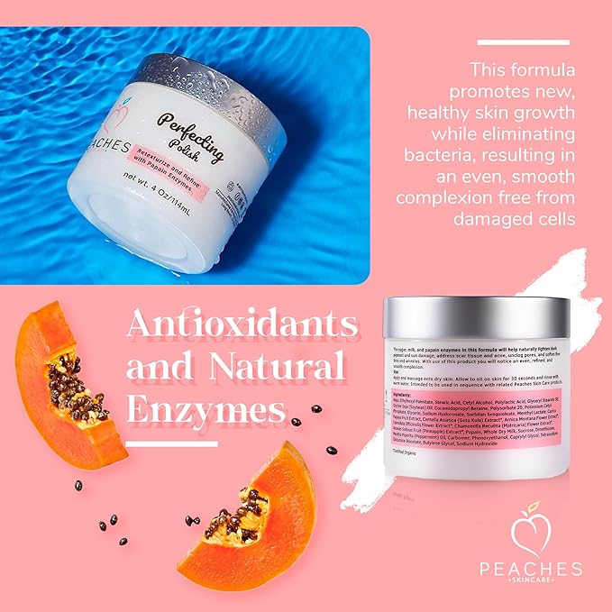 Vegan Exfoliating Scrub – Gentle Face Exfoliator for Delicate Skin with Sugar, Lavender, and Arnica Montana – Helps Improve Skin Texture and Clarity – Perfecting Polish (4 oz)-Velvo Beauty