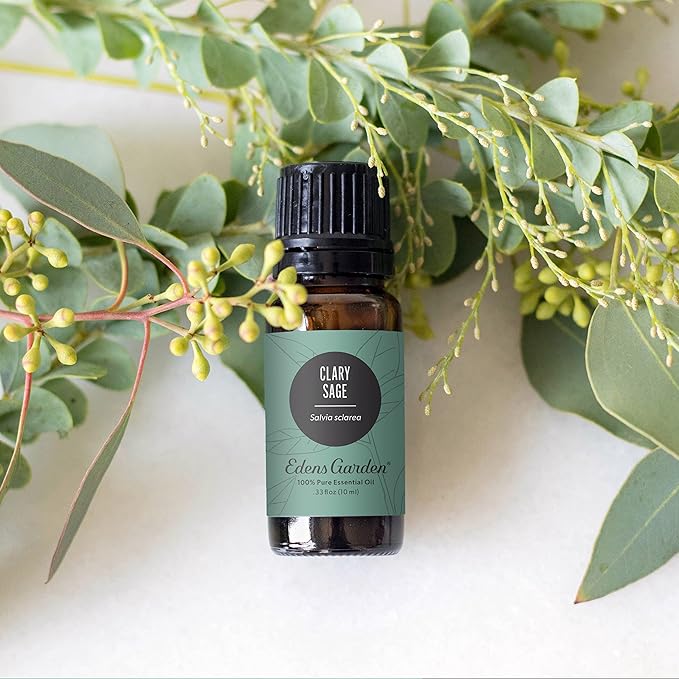Edens Garden Clary Sage Essential Oil- 100% Pure Premium Grade, Undiluted, Natural, Therapeutic, Aromatherapy, The Best for Diffuser, Skin, Humidifiers, Kid Safe 118 ml (4 fl oz)-Velvo Beauty