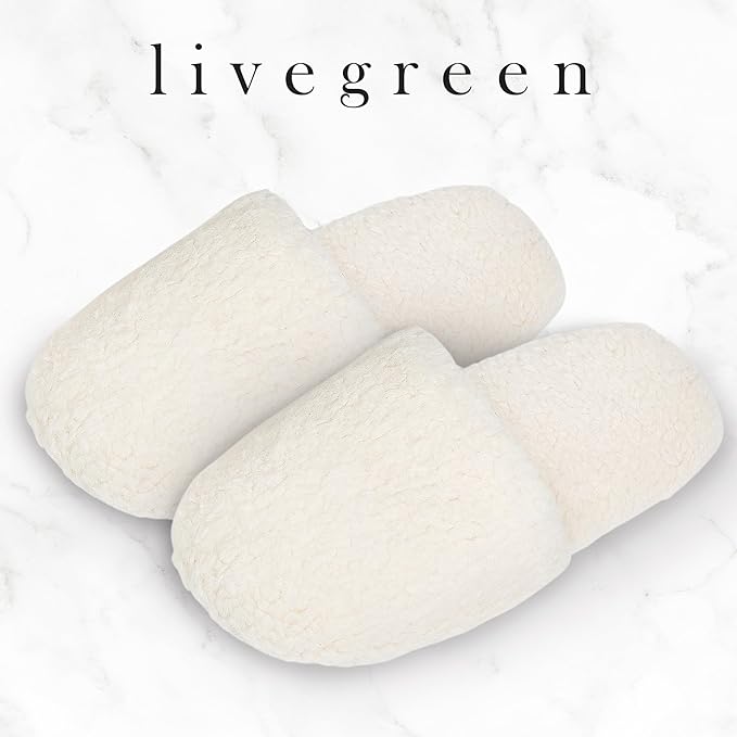 Live Green Foot Care Collection in Eucalyptus, Foot Spa Set with Sherpa Slippers, Foot Lotion (60ml), Foot Scrub (60ml) and 2 Bath Bombs (80 grams each)-Velvo Beauty