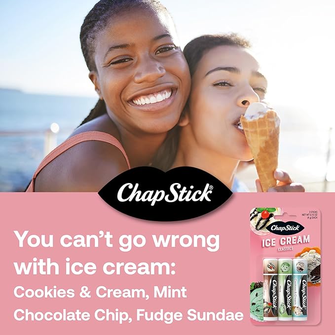 ChapStick Summer Variety Lip Balm Pack in Joyful Flavors- 0.15 Oz x 18 Sticks-Velvo Beauty