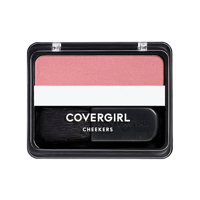 COVERGIRL - Cheekers Blush, Soft, blendable, lightweight formula, easy & natural look, 100% Cruelty-Free-Velvo Beauty