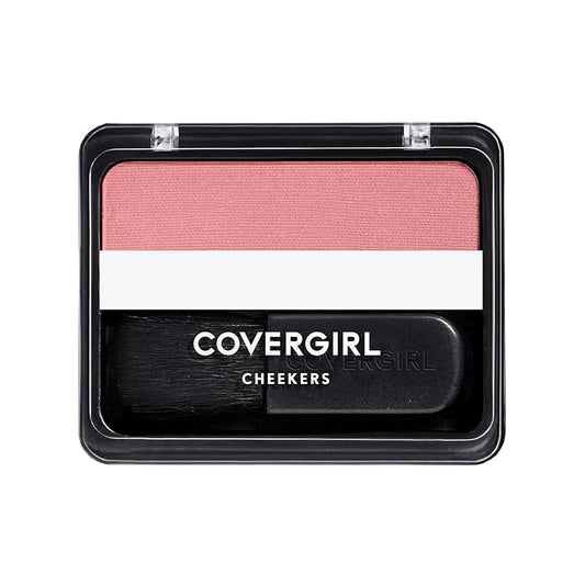 COVERGIRL - Cheekers Blush, Soft, blendable, lightweight formula, easy & natural look, 100% Cruelty-Free-Velvo Beauty