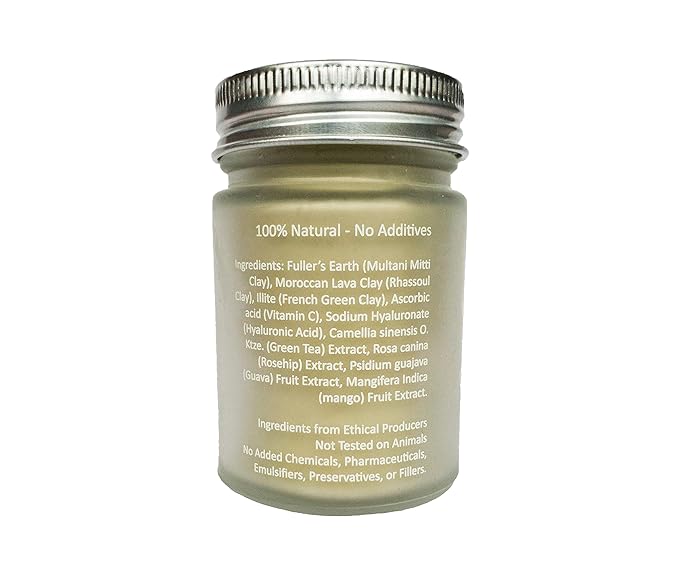 100% Natural Vitamin C Clay Exfoliating Face Mask 60g All Clay & No Water …-Velvo Beauty