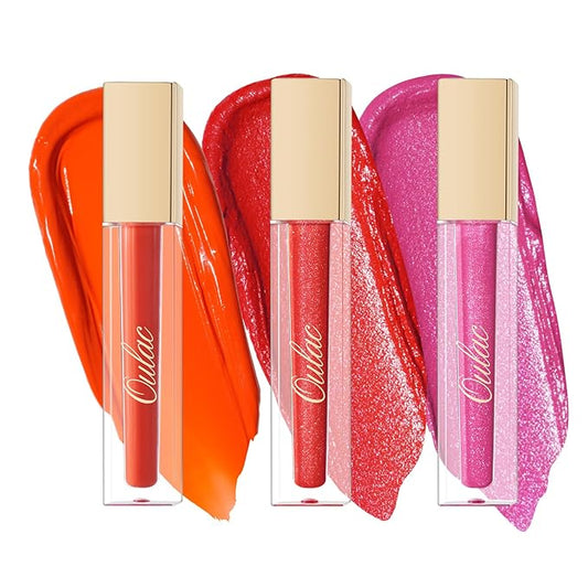 Oulac Matte Lipstick for Women, Long Lasting Liquid Lipstick High Impact Lip Color Full Coverage Lip Makeup with Vitamin E Waterproof Formula,Vegan M07+MS06+MS08-Velvo Beauty