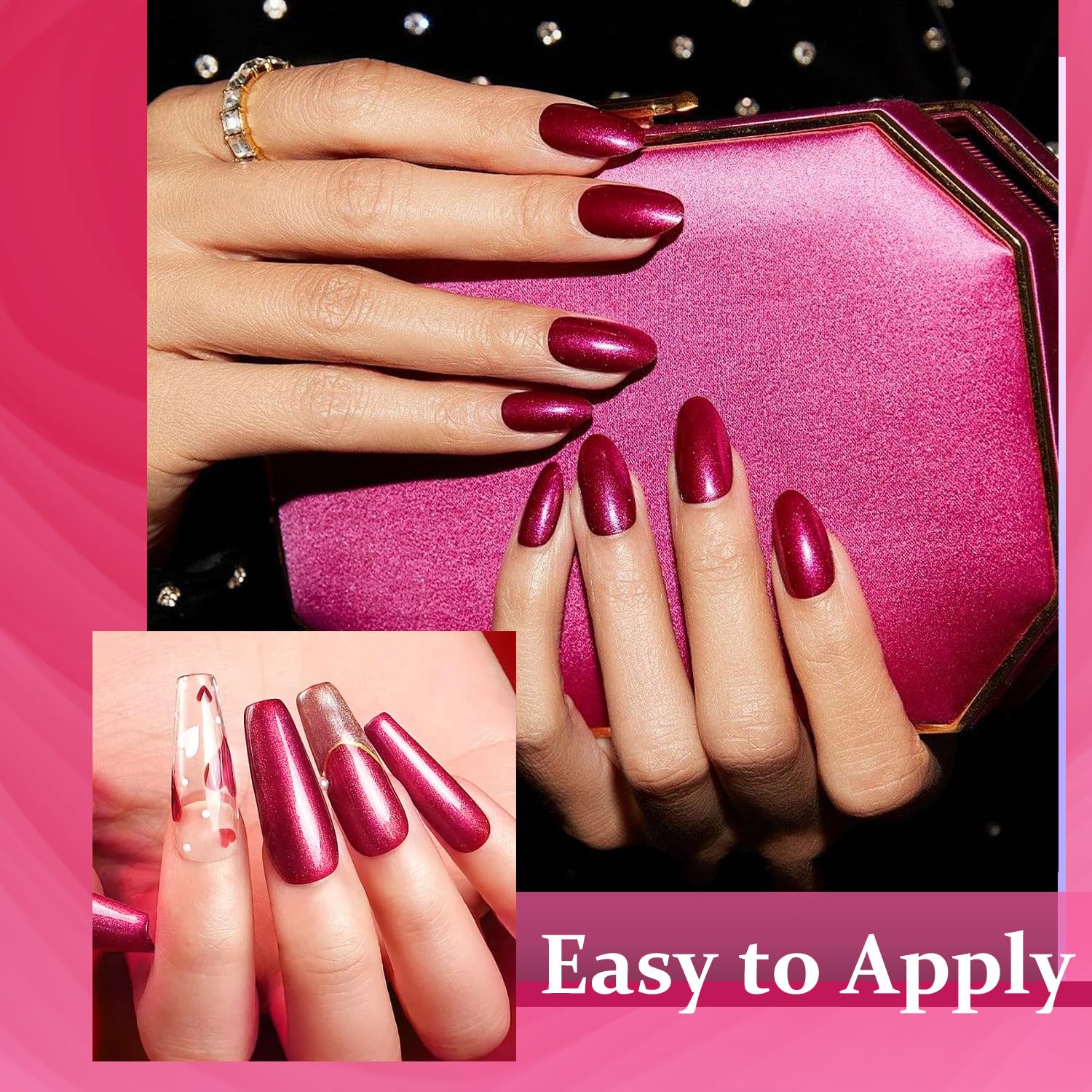 Major Dijit Quick Dry Nail Polish Bright Red Summer Nail Lacquer for Nail Art Regular Nail Polish 0.41 fl oz.-Velvo Beauty