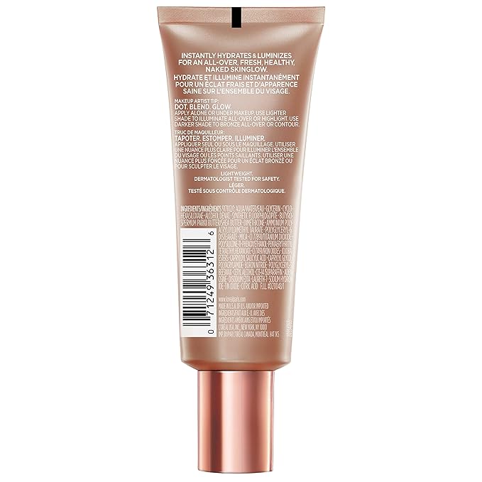 L'Oreal Paris Makeup True Match Lumi Glotion, Natural Glow Enhancer, Illuminator Highlighter, Bronzing Drops For a Sun-Kissed Glow, 903 Medium-Velvo Beauty