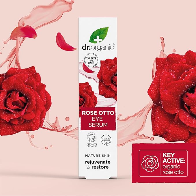 Organic Doctor Rose Otto Eye Serum, 0.5 Fluid Ounce-Velvo Beauty