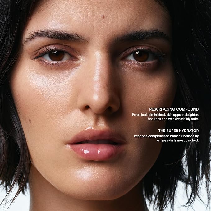 U Beauty Resurfacing Compound + Super Hydrator Set, Vitamin C Serum with Retinol, Vit E, Aha Exfoliant, Hyaluronic Acid for Daily Anti-Aging-Velvo Beauty