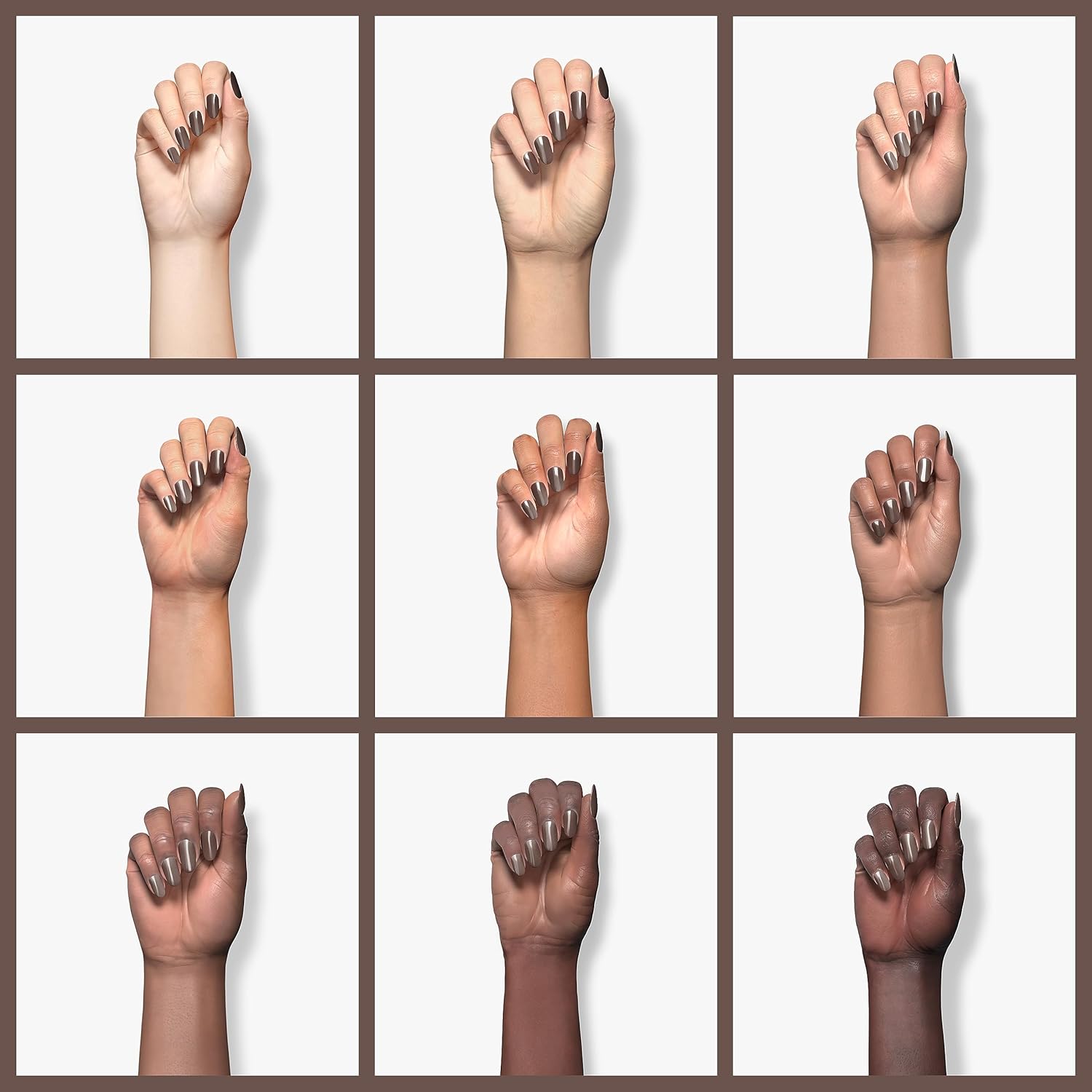 Beetles Brown Gel Nail Polish – 15ml Fall Dark Brown Gel Polish Gel Polish Soak Off Uv LED Nail Lamp Nail Art Manicure Gift for Women-Velvo Beauty