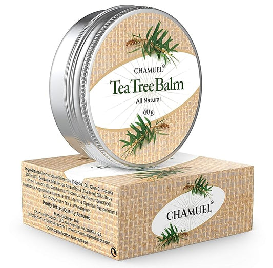 Tea Tree Oil Balm -100% All Natural | Great Cream for Soothing Irritations like Rashes, Insect Bites, Folliculitis, Acne, Itches, Dry Heels, Cuticles, Saddle Sores and more!-Velvo Beauty