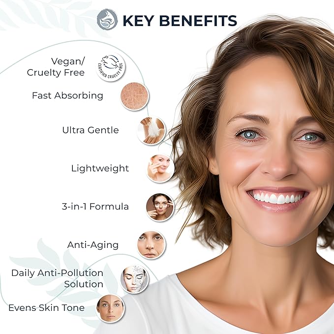 Bright Boost 7 Superfruits Peptide Face Moisturizer with Vitamin C - Gentle Daily Hydrating Luxury Lotion for Radiant Skin - Smooths Fine Lines - Fragrance Free All Skin Types 2oz-Velvo Beauty