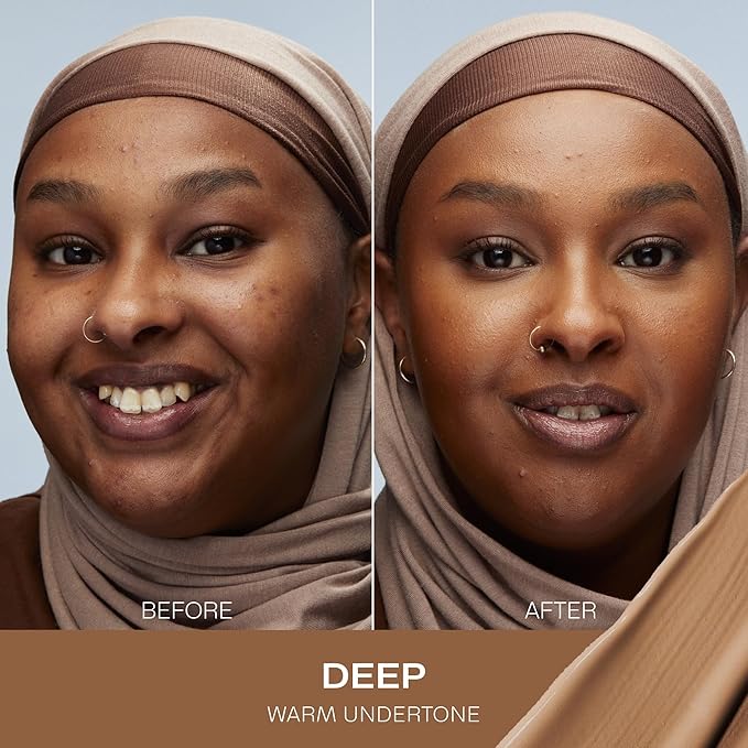 Lumene Color Correcting CC Cream - Lightweight Foundation with Medium Coverage - Redness Reducing Face Makeup for a Glowing Complexion - Vegan Formula + Suitable for All Skin Types - Deep (1 fl oz)-Velvo Beauty