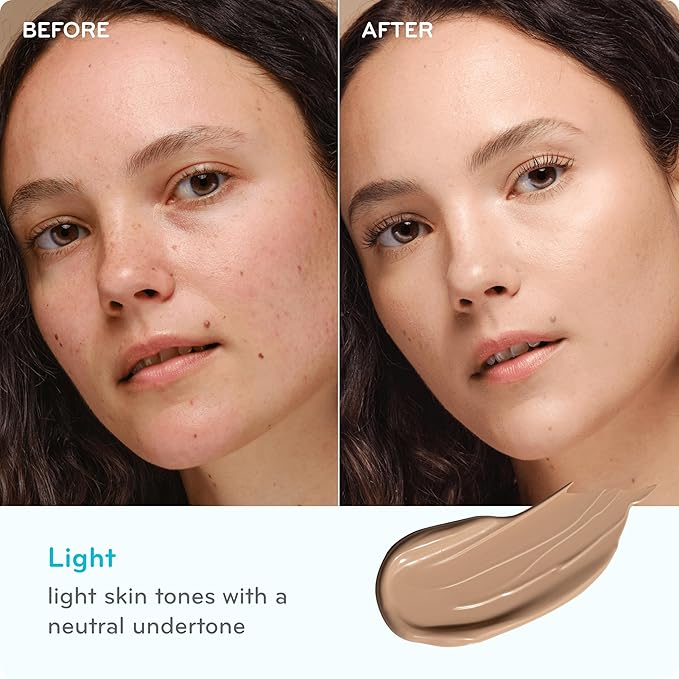 pūrlisse Perfect Glow BB Cream with SPF 30 - Matte Meets Dewy Finish - Enriched with Goji & Hawthorn Berry to Help Improve Skin Texture & Radiance - Light (1.4 oz)-Velvo Beauty