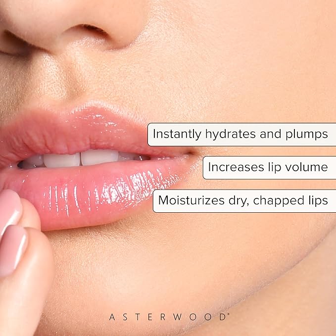 Asterwood Lip Treatment & Balm - with Volulip, Hyaluronic Acid, & Matrixyl 3000 - Hydrating, Plumping, Moisturizing, Anti-Aging - Plumper, Fuller Lips - for Women & Men - 0.5 Fl Oz-Velvo Beauty
