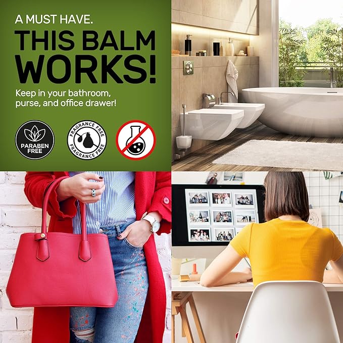 Tea Tree Oil Balm -100% All Natural | Great Cream for Soothing Irritations like Rashes, Insect Bites, Folliculitis, Acne, Itches, Dry Heels, Cuticles, Saddle Sores and more!-Velvo Beauty