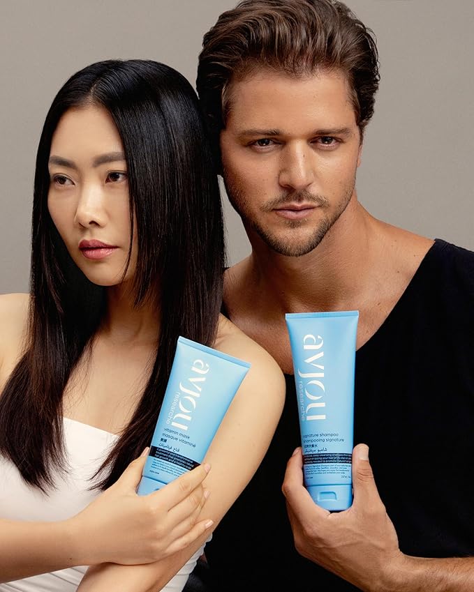 Avjou Researche™ Vitamin Mask – Supports the Look of Thicker, Fuller Hair – Vegan, Color & Keratin Safe, Hydrates & Strengthens with Redensyl™ – Designed for All Hair Types, 6 oz-Velvo Beauty