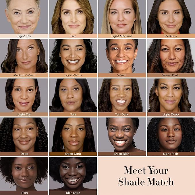 LUMINESS Silk Airbrush Spray Foundation & Buffing Brush Kit – Full Coverage Foundation & Dual-Sided Buffing Brush - Buildable Coverage, Anti-Aging Formula Hydrates & Moisturizes - Neutral Fair-Velvo Beauty