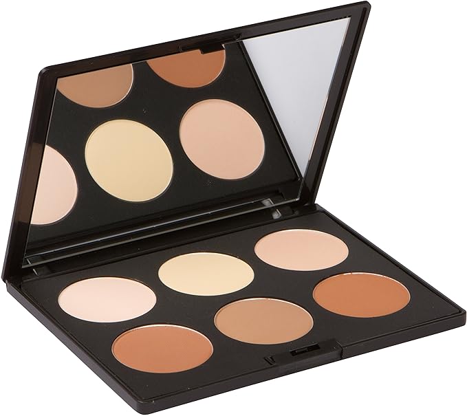 Elizabeth Mott Bronzer Contour Kit & Highlighting Powder - Cruelty Free & Paraben Free - 6 Shades for a Natural Glow-Velvo Beauty