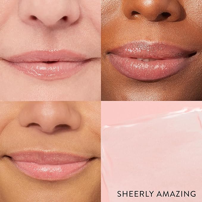 LAURA GELLER NEW YORK Jelly Balm Moisturizing Tinted Lip Balm - Sheerly Amazing - Hydrating Vitamin E - Semi-Shine Finish-Velvo Beauty