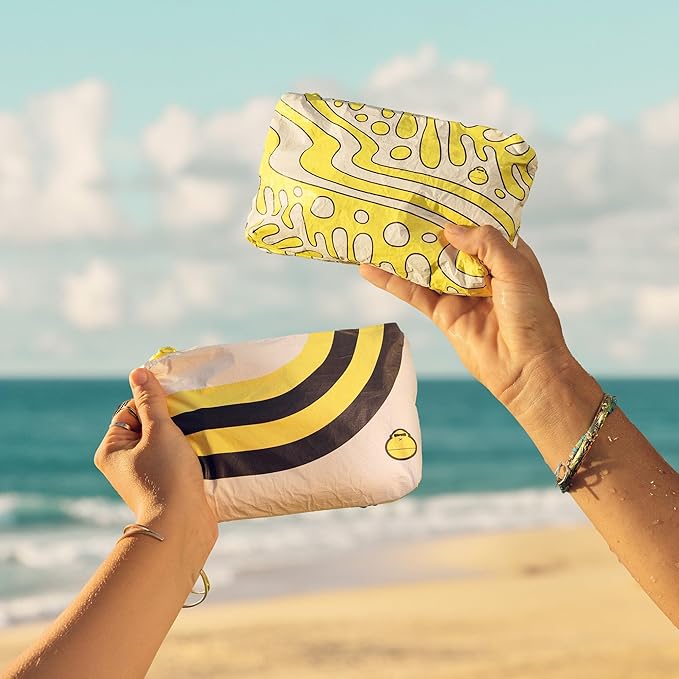 Sun Bum Skin Care Travel Essentials Kit | Cleanse, Brighten, Moisturize, Protect with Daily Cleanser, Brightening Face Scrub, and Daily Sunscreen Moisturizer | Includes Aloha Collection Travel Pouch-Velvo Beauty