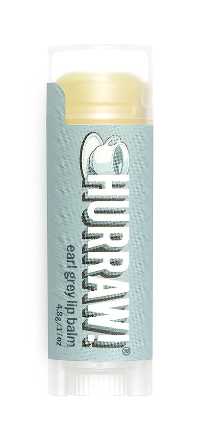 Hurraw! Earl Grey Lip Balm: Organic, Certified Vegan, Cruelty and Gluten Free. Non-GMO, 100% Natural Ingredients. Bee, Shea, Soy and Palm Free. Made in USA-Velvo Beauty