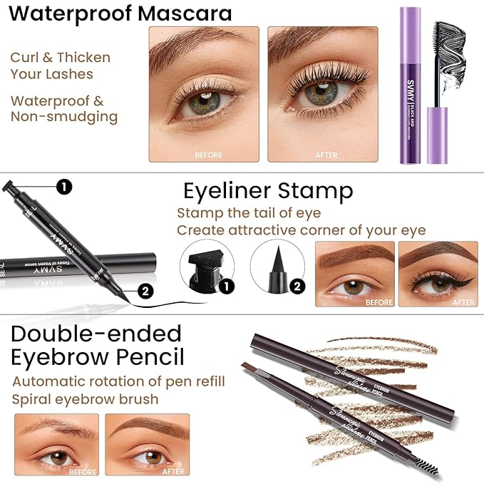 Makeup Kit for Women Full Kit, Travel Makeup Kit for, Makeup Present Set for Teens Girls Beginners Professionals, Makeup Bundle Include 2 Matte & Glitter Eyeshadow Palettes, Lip Gloss Set-Velvo Beauty