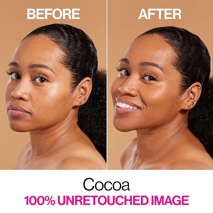 wet n wild Bare Focus Skin Tint, 5% Niacinamide Enriched,Buildable Sheer Lightweight Coverage, Natural Radiant Finish, Hyaluronic & Vitamin Hydration Boost, Cruelty-Free & Vegan - Cocoa-Velvo Beauty