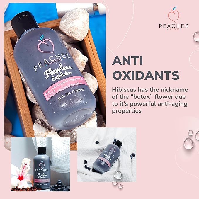 Vegan Face Exfoliator Scrub – Gentle Daily Facial Scrub with Blueberry, Coffee Bean, and Vitamin C – Face Exfoliant for Smooth, Radiant Skin – Flawless Exfoliator (8 oz)-Velvo Beauty