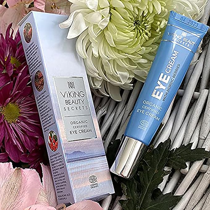 Eye Cream - Hyaluronic Acid and Nordic Berry Infused Eye Cream - Under Eye Cream for Reducing Dark Circles and Fine Lines - Hydrating Eye Cream for Daily Use-Velvo Beauty