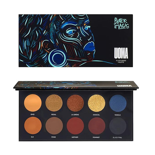 UOMA Beauty Women's Black Magic Color Palette, Poise, 0.35 Ounce-Velvo Beauty