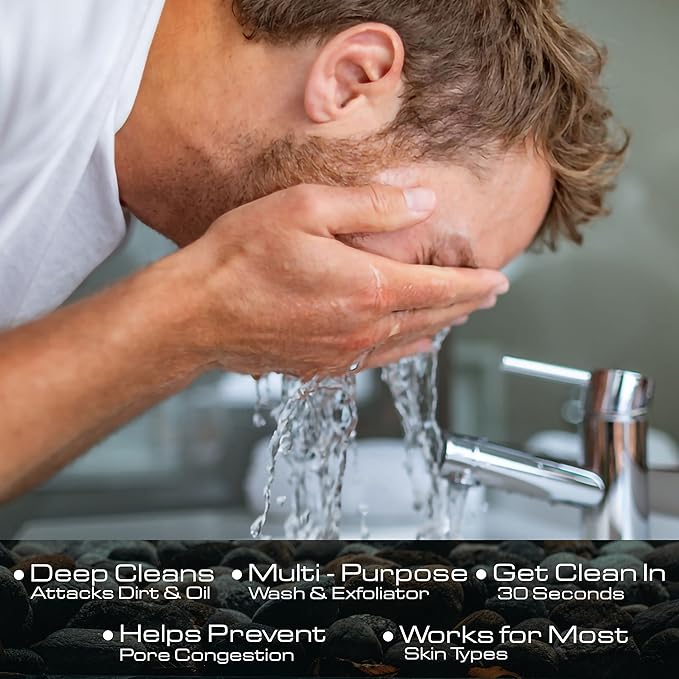 Geir Ness Face Scrub - Exfoliates Skin - Nourishing Facial Scrub for Clogged Pores-Velvo Beauty