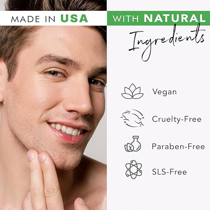 Facial Scrub Exfoliator - USA Made with Natural & Organic Ingredients, Gentle Exfoliating Face Wash for Sensitive & Acne Prone Skin, Microdermabrasion Scrub, Removes Dead Skin Cells (2 Fl Oz)-Velvo Beauty