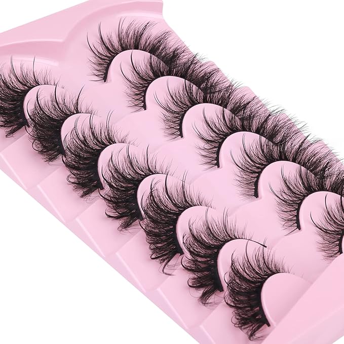 Fox Eye Lashes Wispy Faux Mink Lashes Volume Fairy Cat Eye Lashes That Look Like Extensions Spiky Fake Eyelashes Natural Look-Velvo Beauty