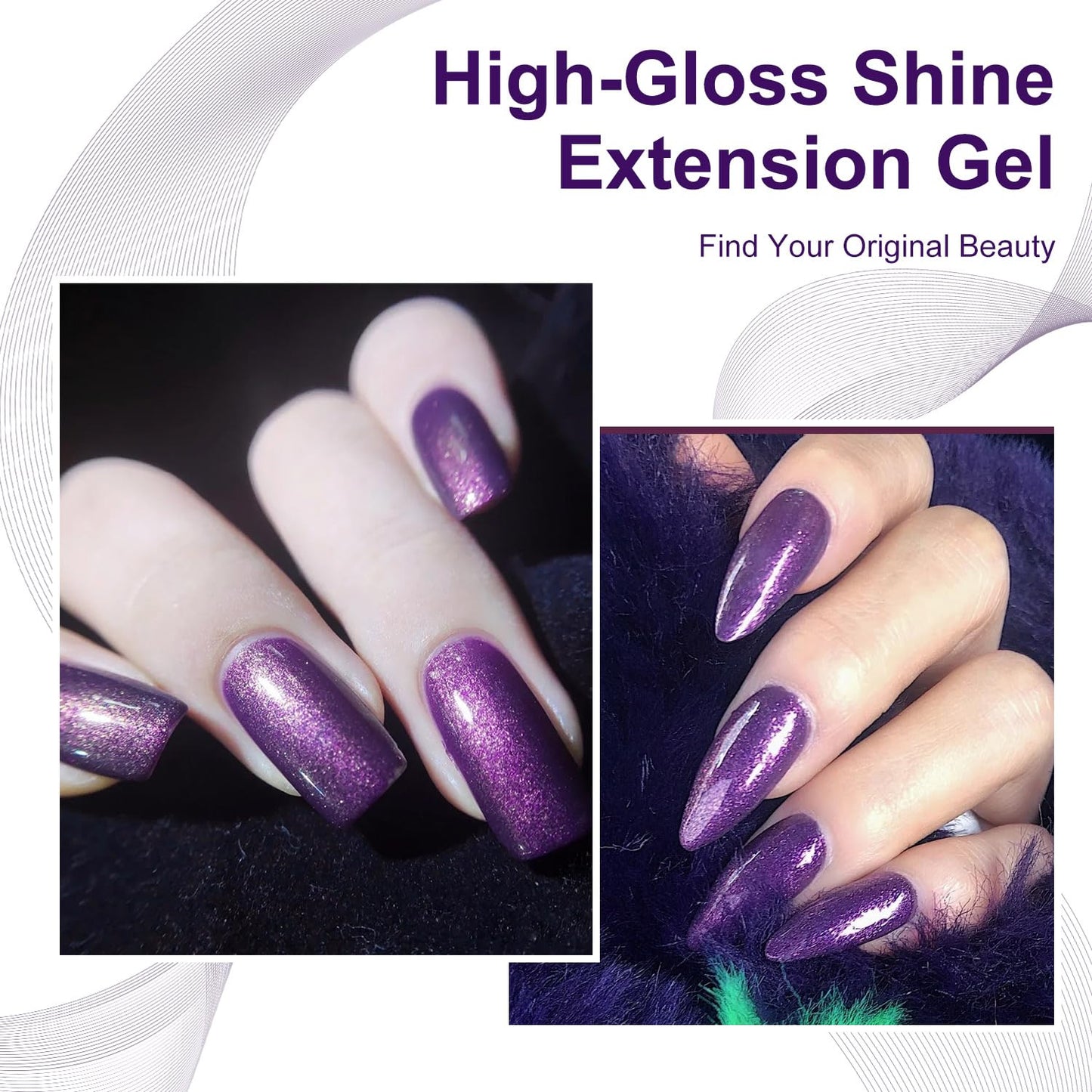 Major Dijit Quick Dry Nail Polish Charm Purple Summer Nail Lacquer for Nail Art Regular Nail Polish 0.41 fl oz.-Velvo Beauty