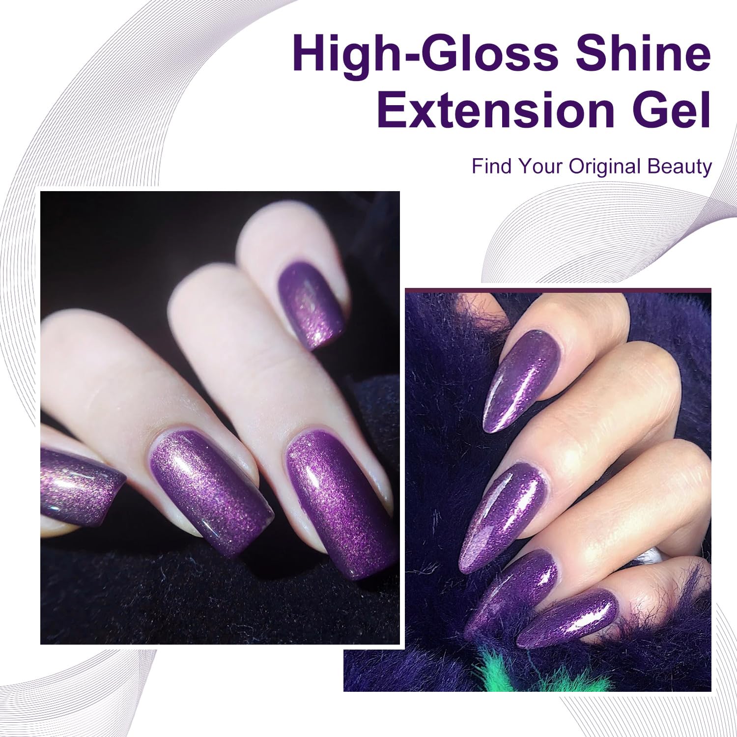 Major Dijit Quick Dry Nail Polish Charm Purple Summer Nail Lacquer for Nail Art Regular Nail Polish 0.41 fl oz.-Velvo Beauty