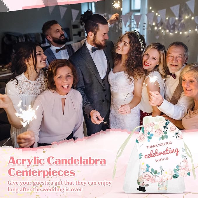 25 Set Wedding Lip Balms and Hand Cream Gift Set Include 25 Moisturizing Hand Care Cream 25 Lip Balms with Thank You Cards and Bags Bridesmaid Gift Set for Bridal Shower Wedding(Floral)-Velvo Beauty