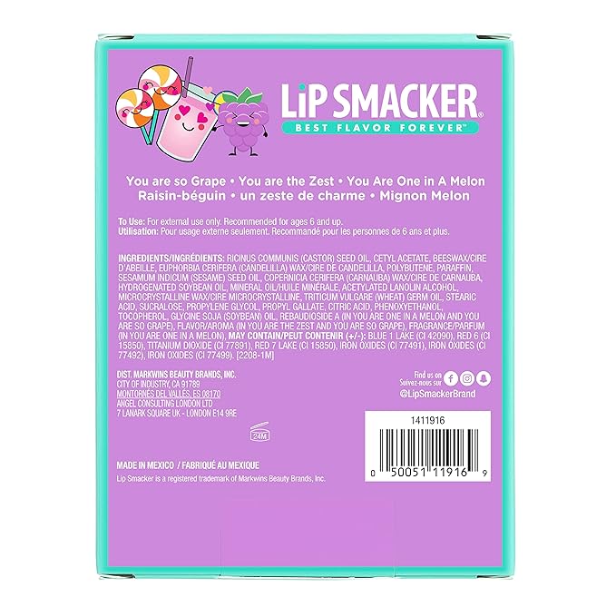 Lip Smacker Valentine's Day Collection Story Book Purple Cover-Velvo Beauty