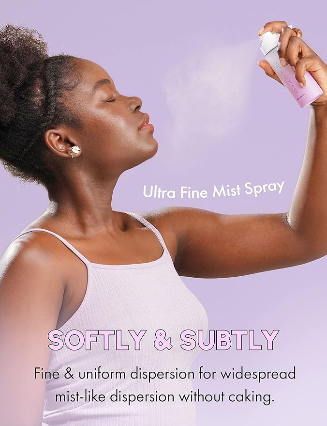 SELF BEAUTY Glow Makeup Setting Spray | Hydrating + Illuminating Makeup Setting Spray | Dewy Finish | Long-Lasting Makeup Fixing | Microfine Mist Spray | 3.38fl.oz, 100ml-Velvo Beauty