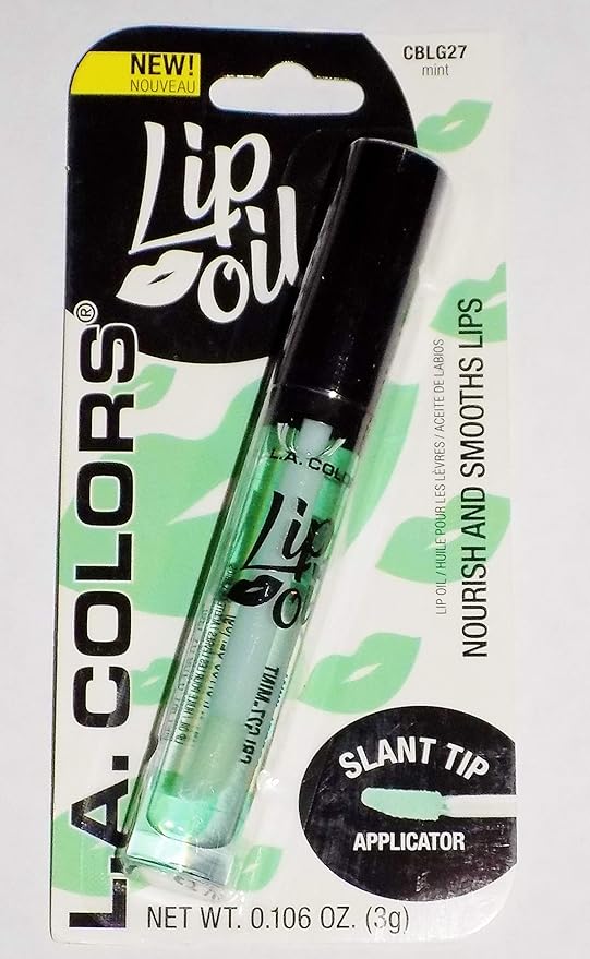 L.A. Colors Nourishing Lip Oil, Mint-Velvo Beauty