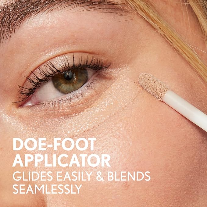 Covergirl Clean Invisible Concealer, Lightweight, Hydrating, Vegan Formula, Light Beige 107, 0.23oz-Velvo Beauty