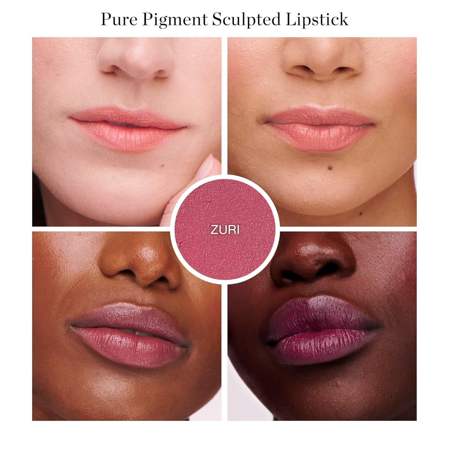 Ogee Full Bloom Sculpted Lipstick (Zuri - Modern Magenta) - Long Lasting Organic Lipstick with Jojoba Oil & Micro Hyaluronic Acid - 70% Organic Ingredients & Made in USA-Velvo Beauty
