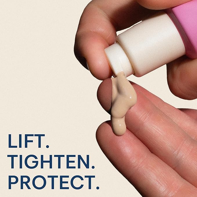 The Skinny Confidential Caffeinated Mineral Sunscreen, SPF 40 - Fragrance-Free Face Sunscreen with No White Cast - Non-Greasy & Lightweight Sun Screen Lotion Reduce Wrinkles, Redness & Puffiness-Velvo Beauty