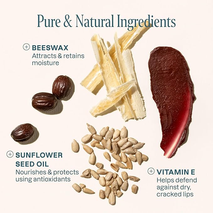 Cliganic Tinted Lip Balm - Non-GMO, 4 Colors - Enriched with Vitamin E, Cruelty Free (Packaging May Vary)-Velvo Beauty