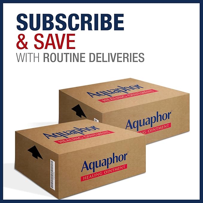 Aquaphor Advanced Therapy Healing Ointment, Hypoallergenic, Fragrance Free Body Moisturizer for Dry Skin and Minor Wound Care, Travel Size Skin Care Set, 1.75 Oz Tube, Pack of 3-Velvo Beauty