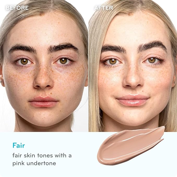 pürlisse Youth Glow Vitamin C CC Cream with SPF 50 - Color Corrector Enriched with Sea Buckthorn, Vitamin C & Hyaluronic Acid - Boosts Radiance & Youthfulness - Paraben-Free - Fair (1.4 oz)-Velvo Beauty