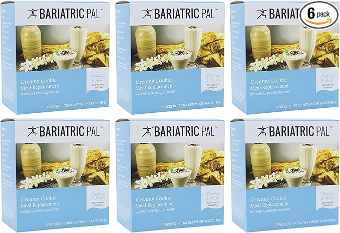 BariatricPal 15g Protein Shake or Pudding (Aspartame Free) - Creamy Cookie (6-Pack)-Velvo Beauty