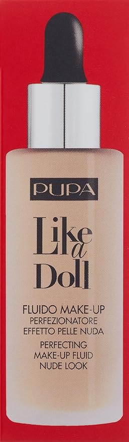 PUPA Milano Like A Doll Perfecting Make-Up Fluid, Sand 30 ml-Velvo Beauty